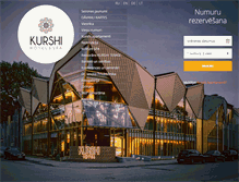 Tablet Screenshot of kurshihotel.lv